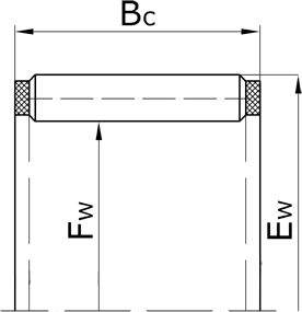 Подшипник К45x50x17