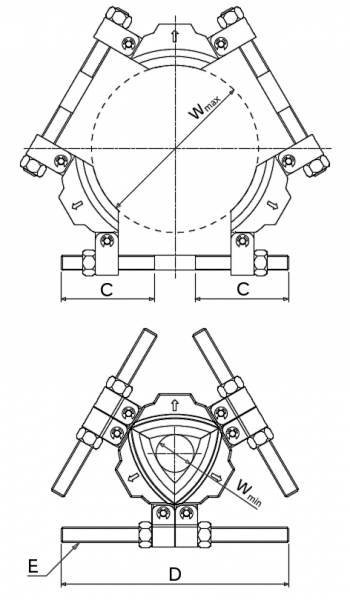 TRI-SECTION-PLATE-210