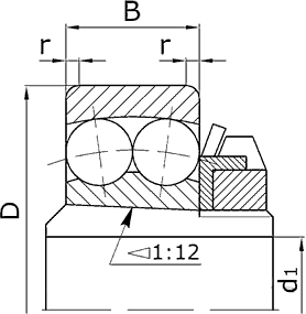 Подшипник 11207