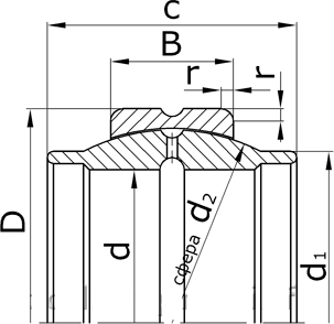 Подшипник ШСШ250К