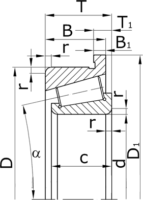 Подшипник 67222А