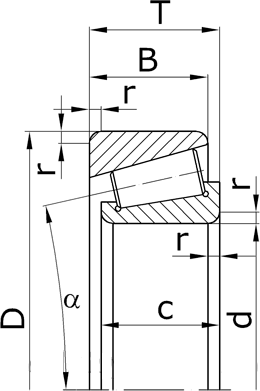 Подшипник 27316