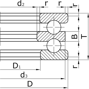 Подшипник 38309Н